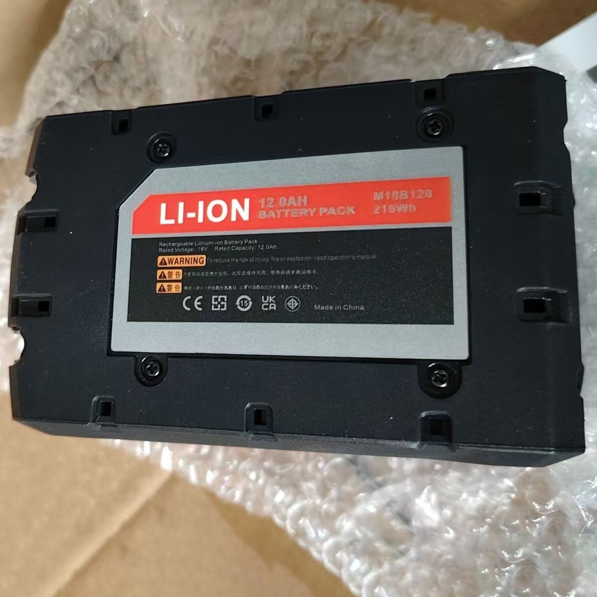 12Ah 18V Battery For Milwaukee For M18 Lithium Ion High Capacity 48-11-1880 US