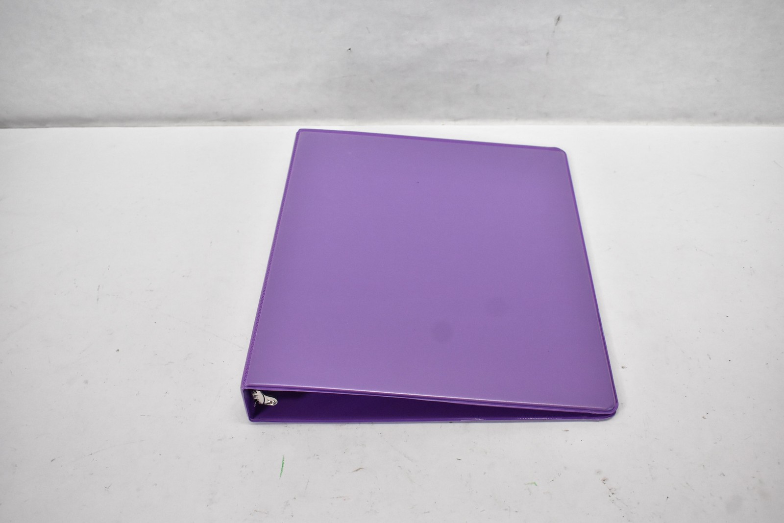 Lot Of 3 Purple 1in 3 Ring Daily Use Binder Vinyl Front Insert Pocket