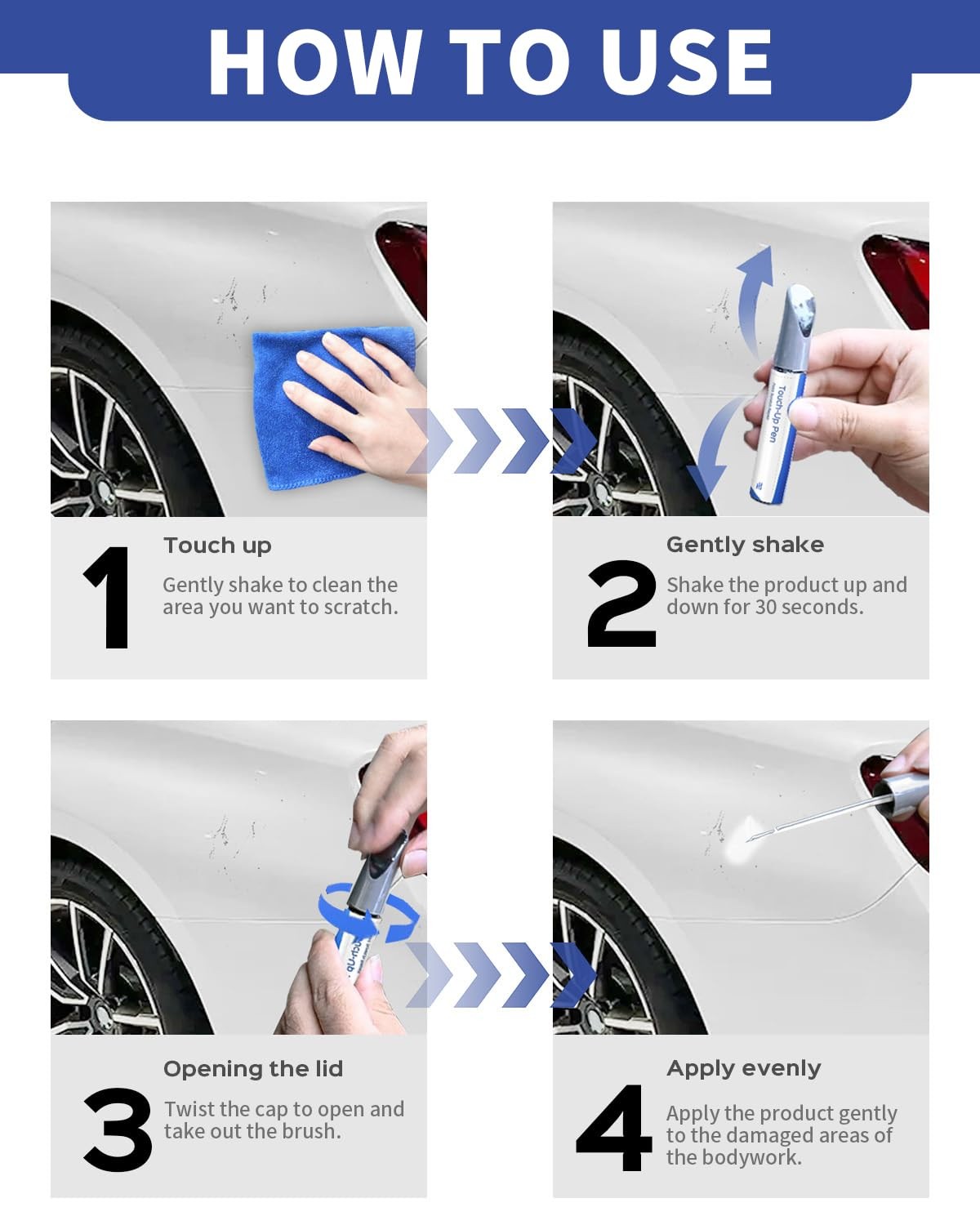 Obsidian Black Metallic Touch Up Paint for Mercedes-Benz – Fix Chips & Nicks