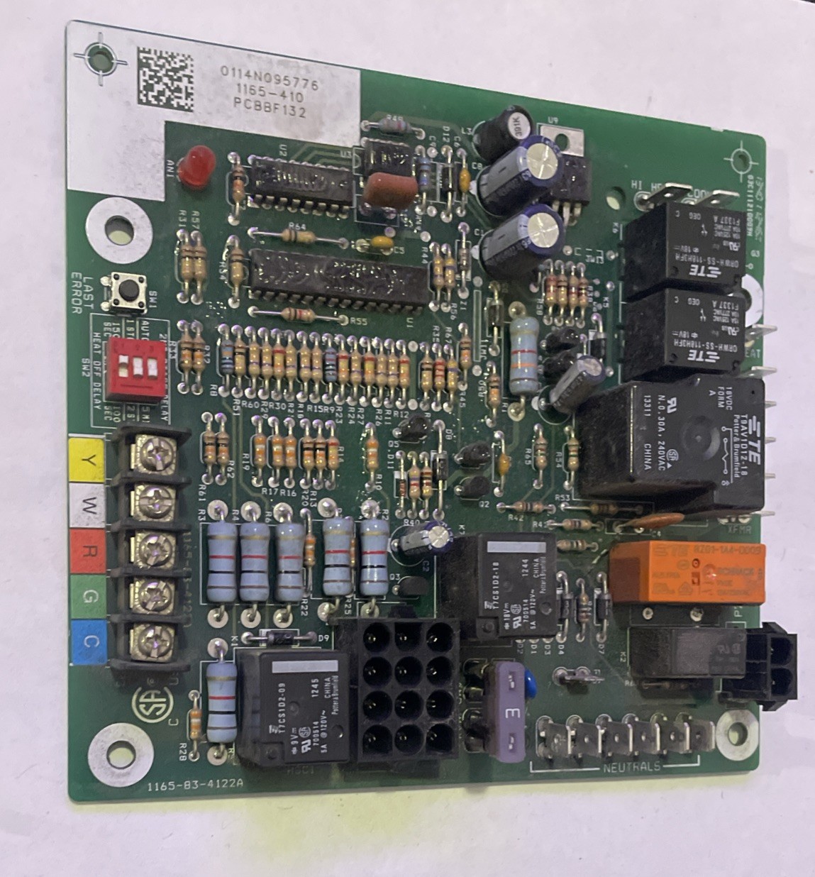 PCBBF132 1165-410 Furnace Control Board TESTED/WORKING
