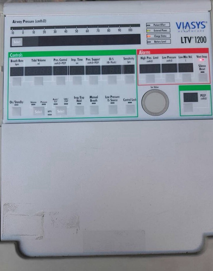 VIASYS LTV 1200 TRANSPORT VENTILATOR SYSTEM INCLUDES SPRINT PACK AND MORE