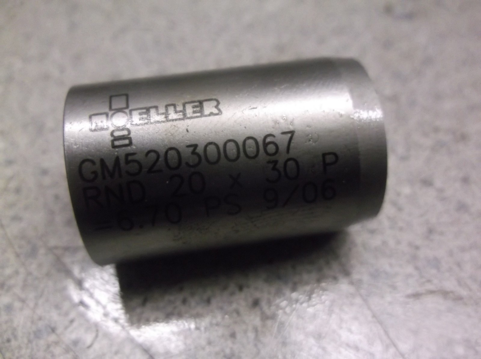 Moeller Tool & Die Cutter Punch GM520300067 RND 20×30 P=6.70 PS 9/06