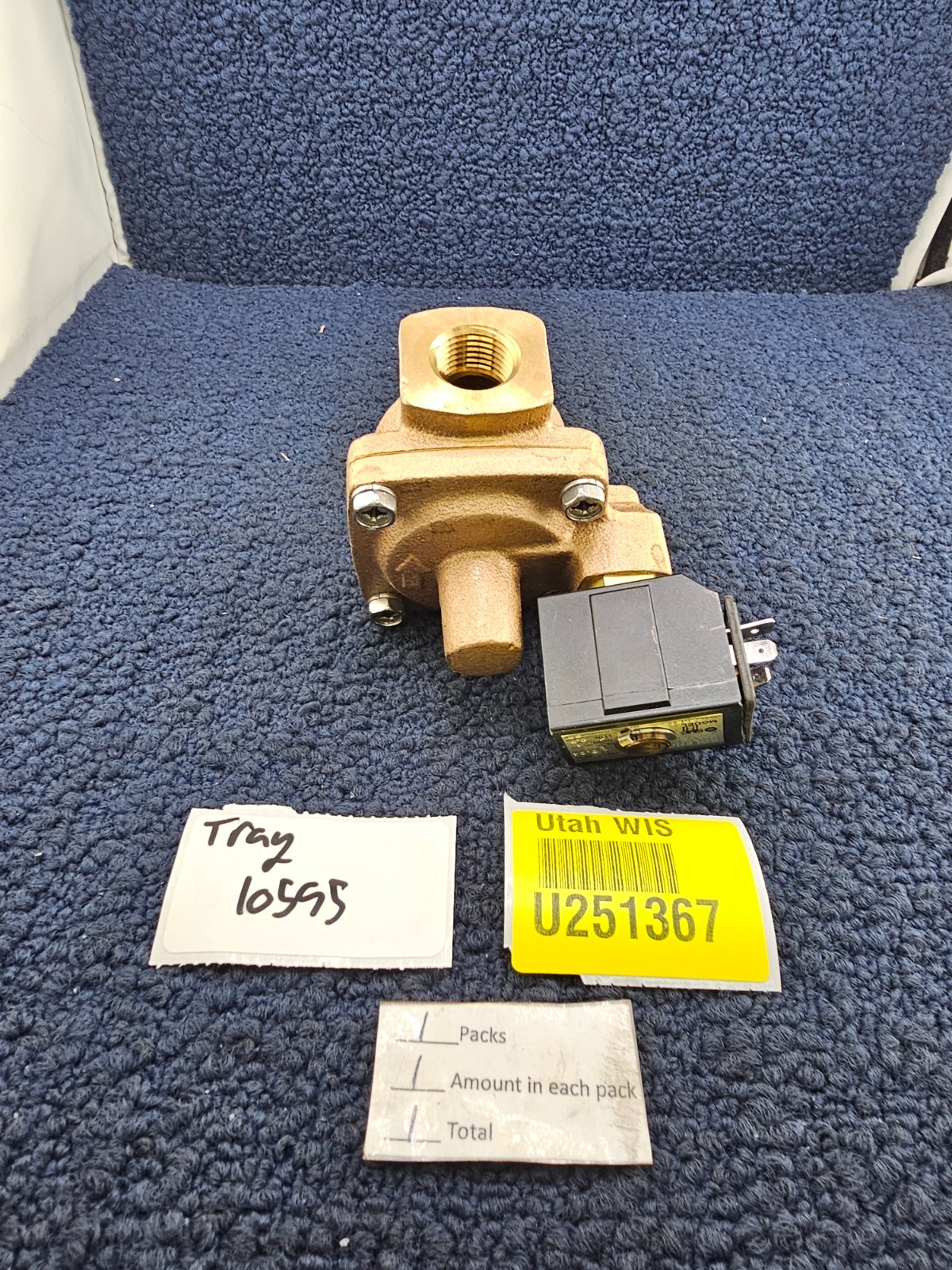 SMC VXR2150 2-Way Media Valve .04 MPa AC 120V 60Hz Class B 3/4″ Port