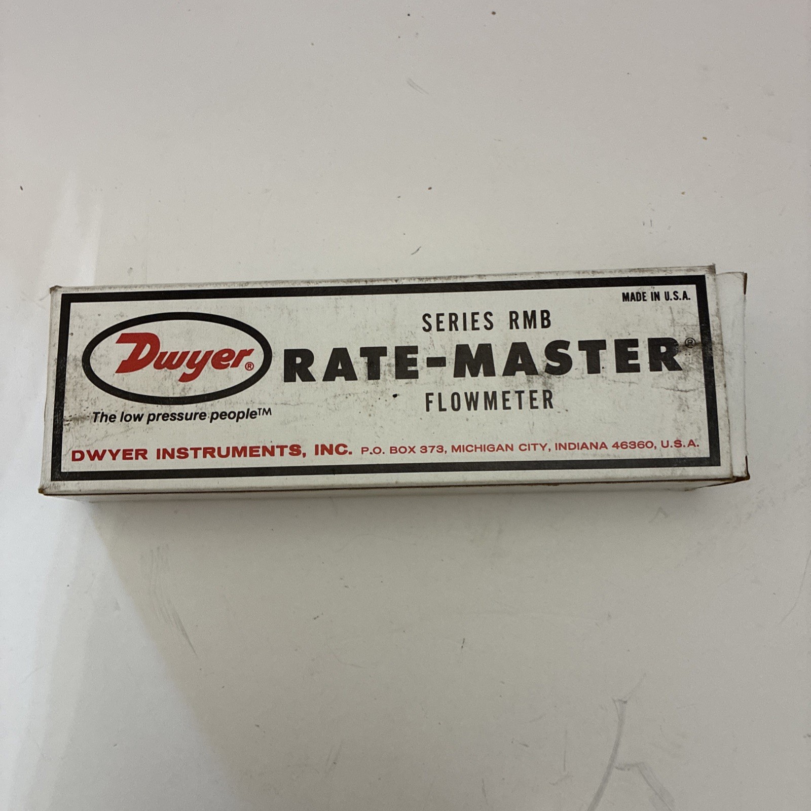 Dwyer RMB-84 Rate-Master Flow Meter 4-40 GPH Water 1/4 FNPT Flowmeter