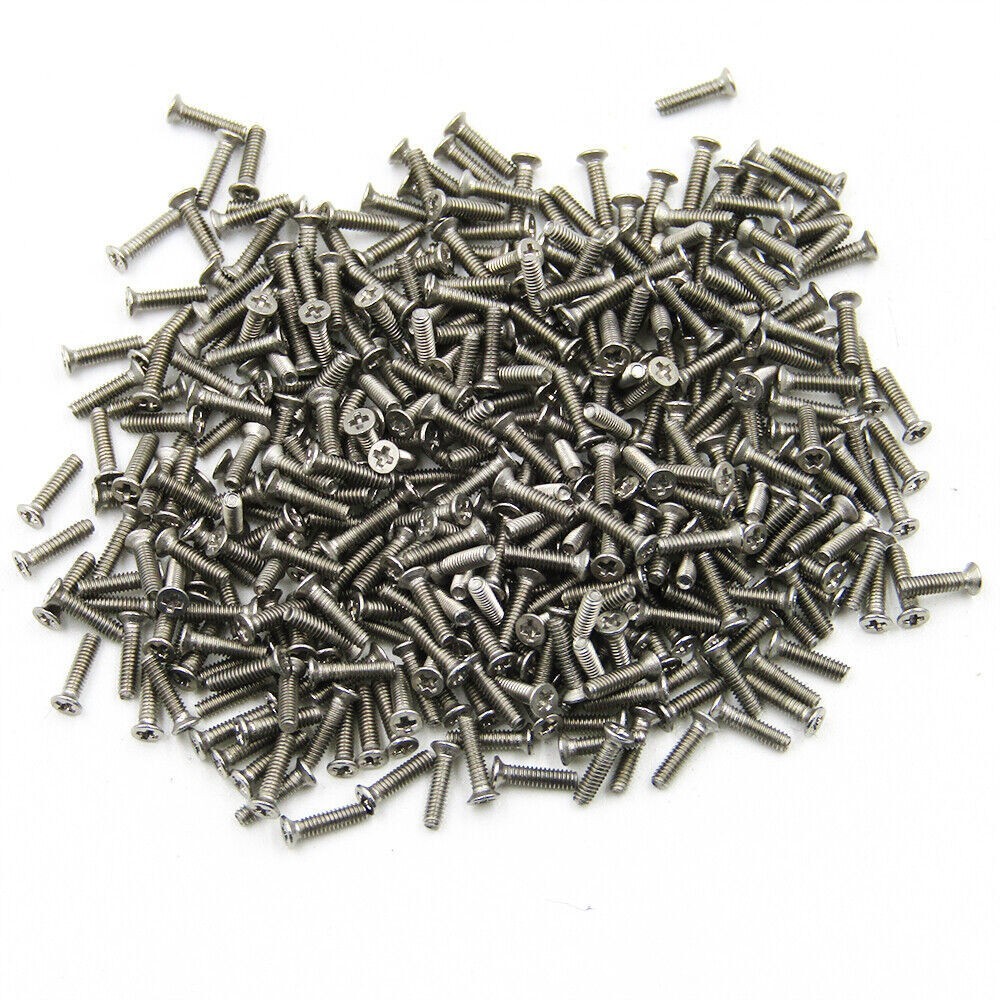 M1 M1.2 M1.4 M1.6 M2 Stainless Steel Phillips Countersunk Flat Head Small Screws