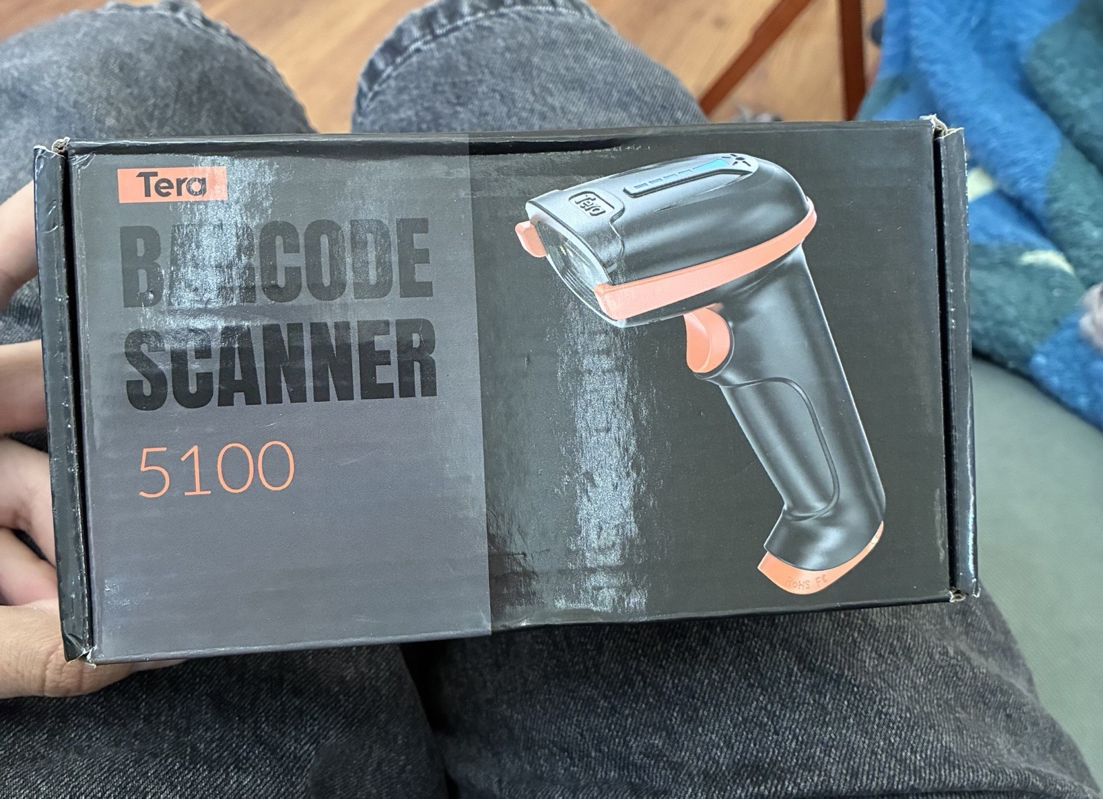 Tera D5100 2D Barcode Scanner Wireless USB Wired QR 2200mAh