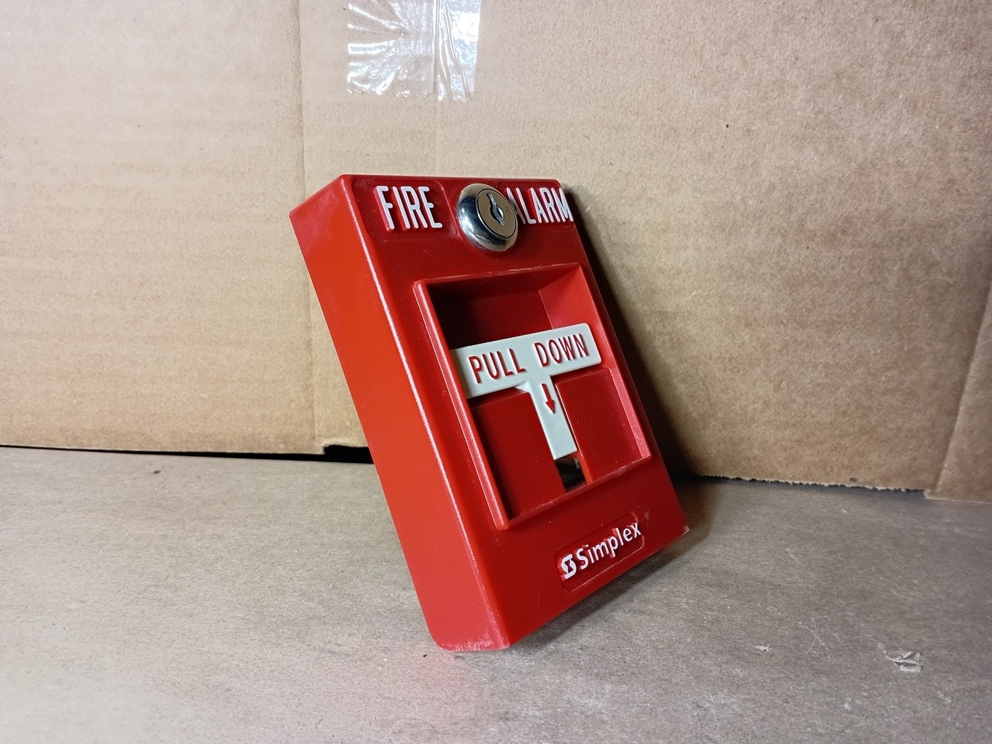SURPLUS NEW SIMPLEX 4099-9001 Addressable Manual Pull Station – Safety