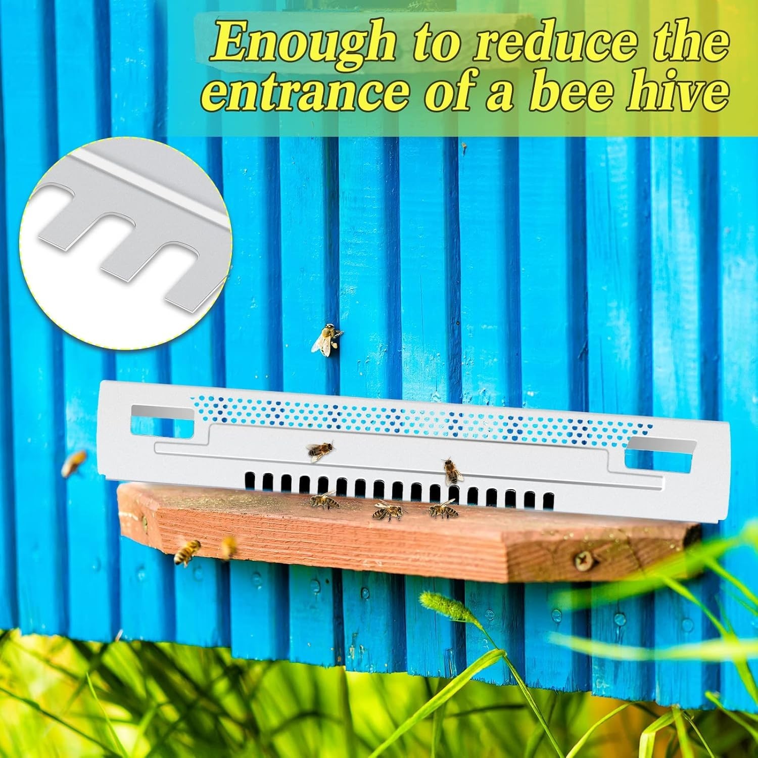 6 Pcs Plastic Queen Excluder Set 10 Frame Queen Bee Frame Beekeeping Supplies…