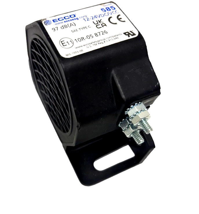 ECHO 140-0585-25 BACK UP ALARM 97dB, 12-24VDC MODEL585