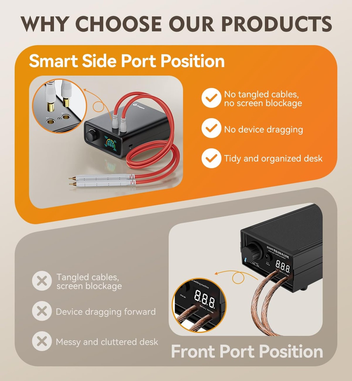 11000W Battery Spot Welder: Rotary Knob 100 Gears Adjustable, Dual-Pulse Outp…