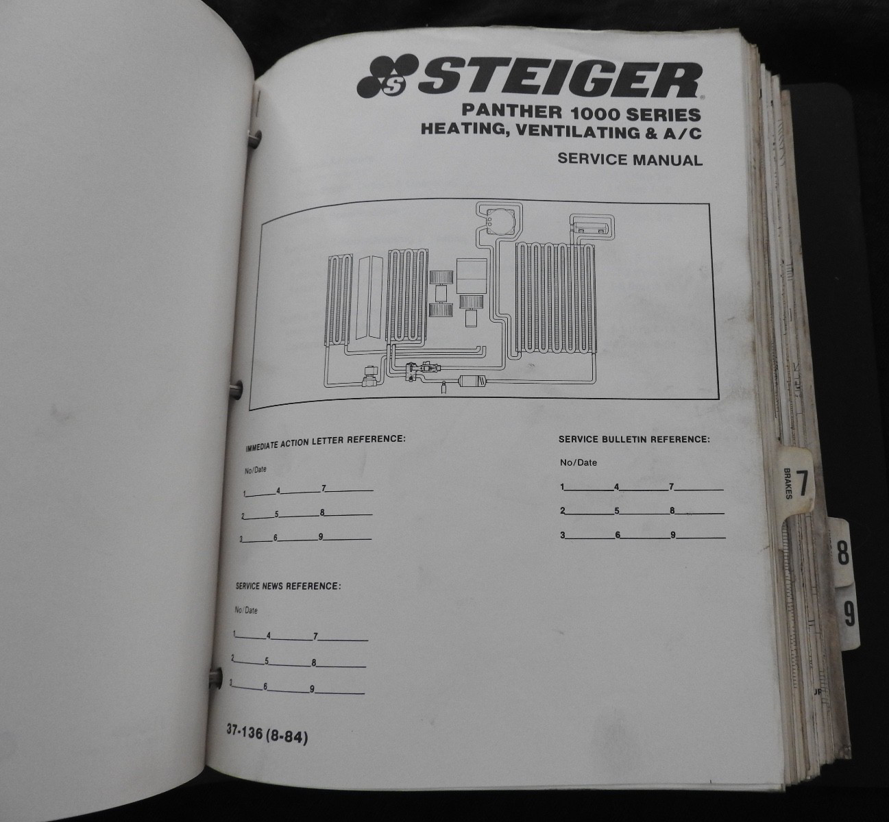 Case IH 9110 9130 STEIGER TRACTOR 1000 Panther Puma Wildcat Service Manual 1987