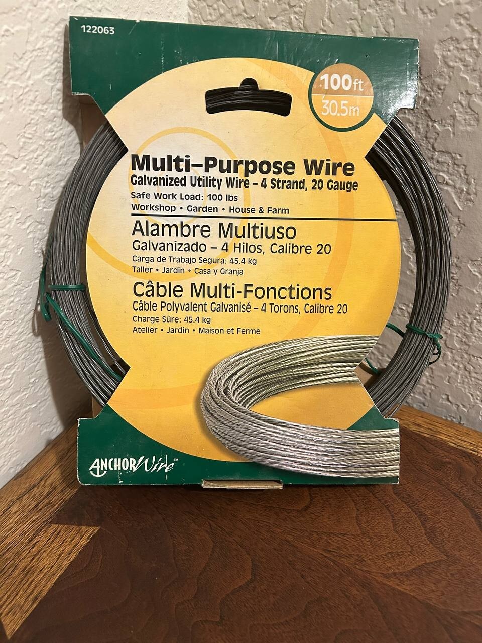 Anchor Wire Multi-Purpose Wire 20 Gauge 100 Ft/30.5m 122063