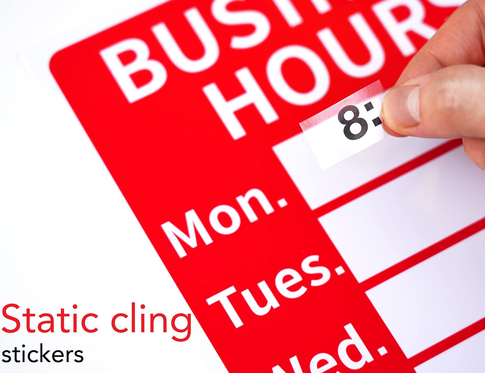 Open Signs, Business Hours Sign, Durable Letters Numbers Signage for Store, O…