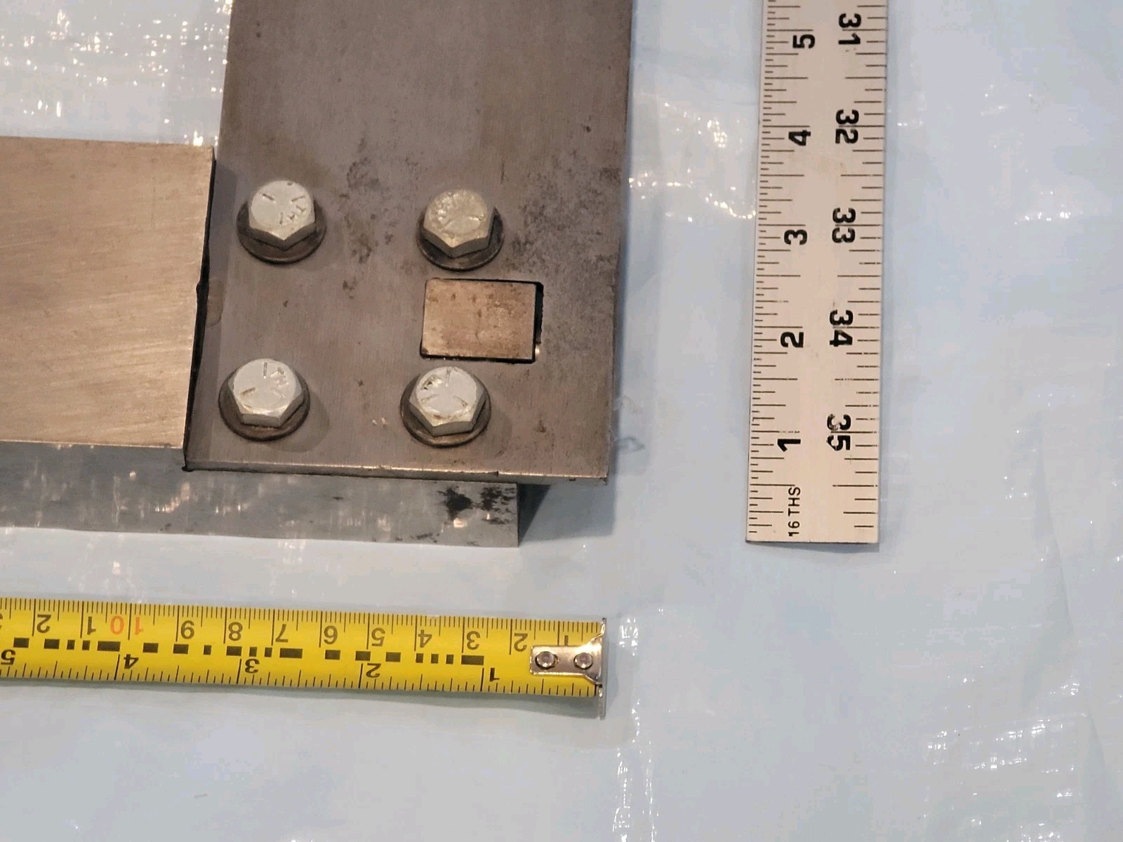 L.S. Starrett No. 20 Machinist Precision Square Blade 39″ 20-1/2″ Base