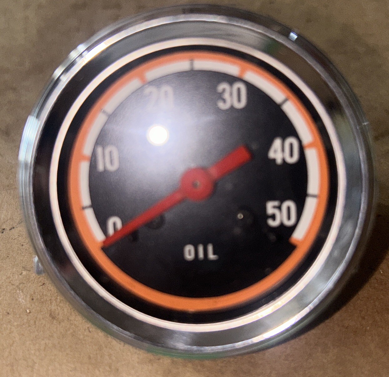 OLIVER TRACTOR OIL PRESSURE GAUGE 1550 1555 1600 1650 Sparex S.53159 0-50 PSI