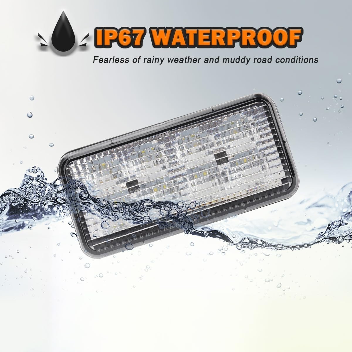 2x 40W LED Work Lights Flood Beam For Kubota Skid Steer SVL75 SVL95 V0511-53510