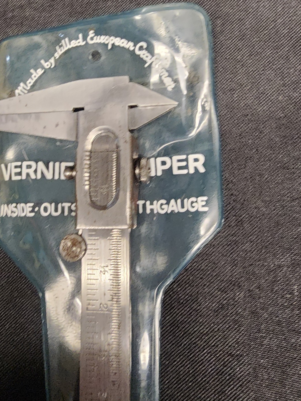 Vintage SYG Spain 5″ Vernier Caliper Inside Outside W Case Read