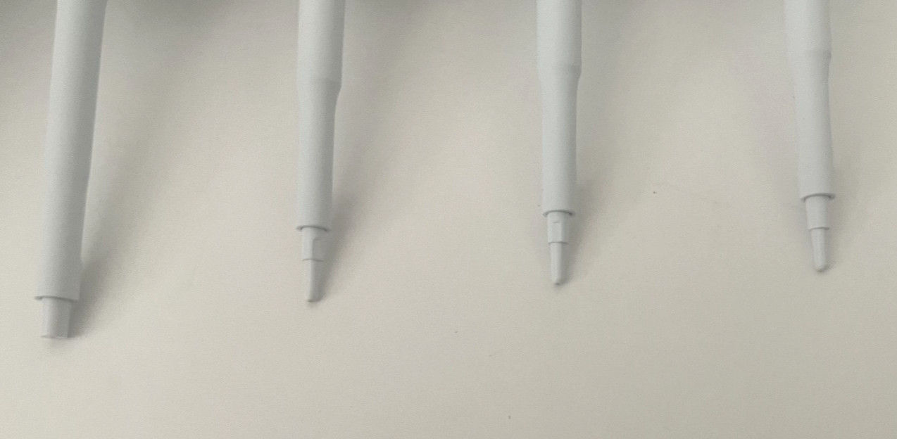 Rainin Pipet-Lite XLS LTS Lot of 5 L-2 L-10 L-20 L-200 L-1000 Pipettes Calibrate