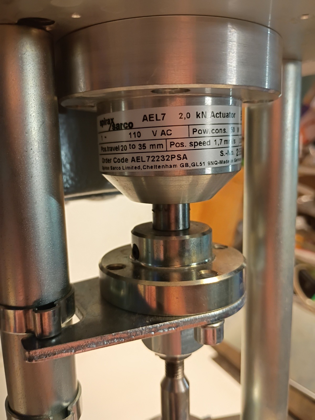 Spirax Sarco 1-1/4 LEA31PTSUSS.2 WITH AEL7 Electric Actuator