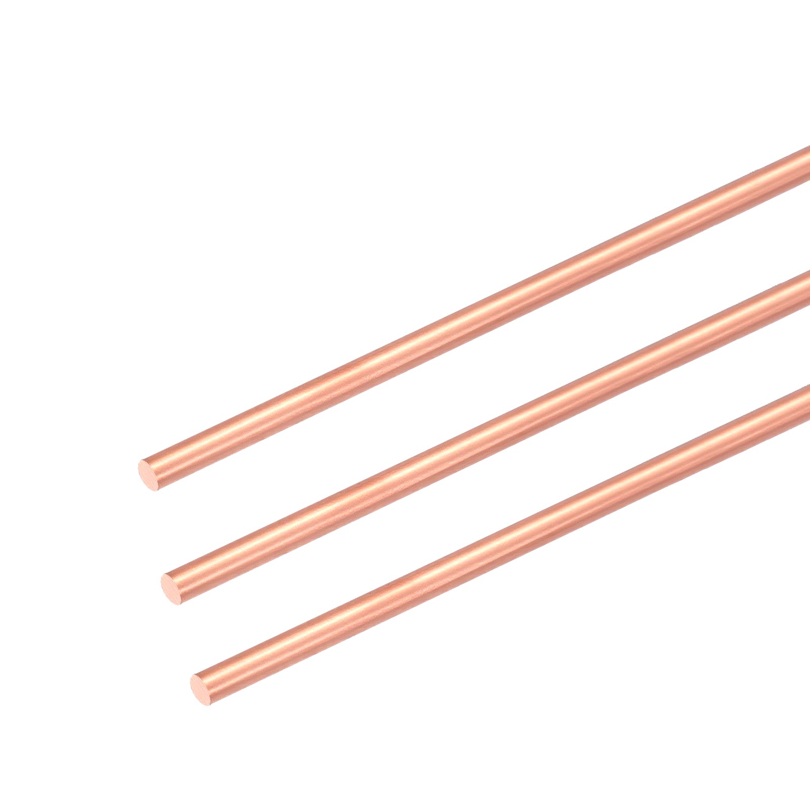 3Pcs 99.99% Pure Copper Round Rod, 1.6mm / 0.06″ Dia 10.2″ Length for DIY