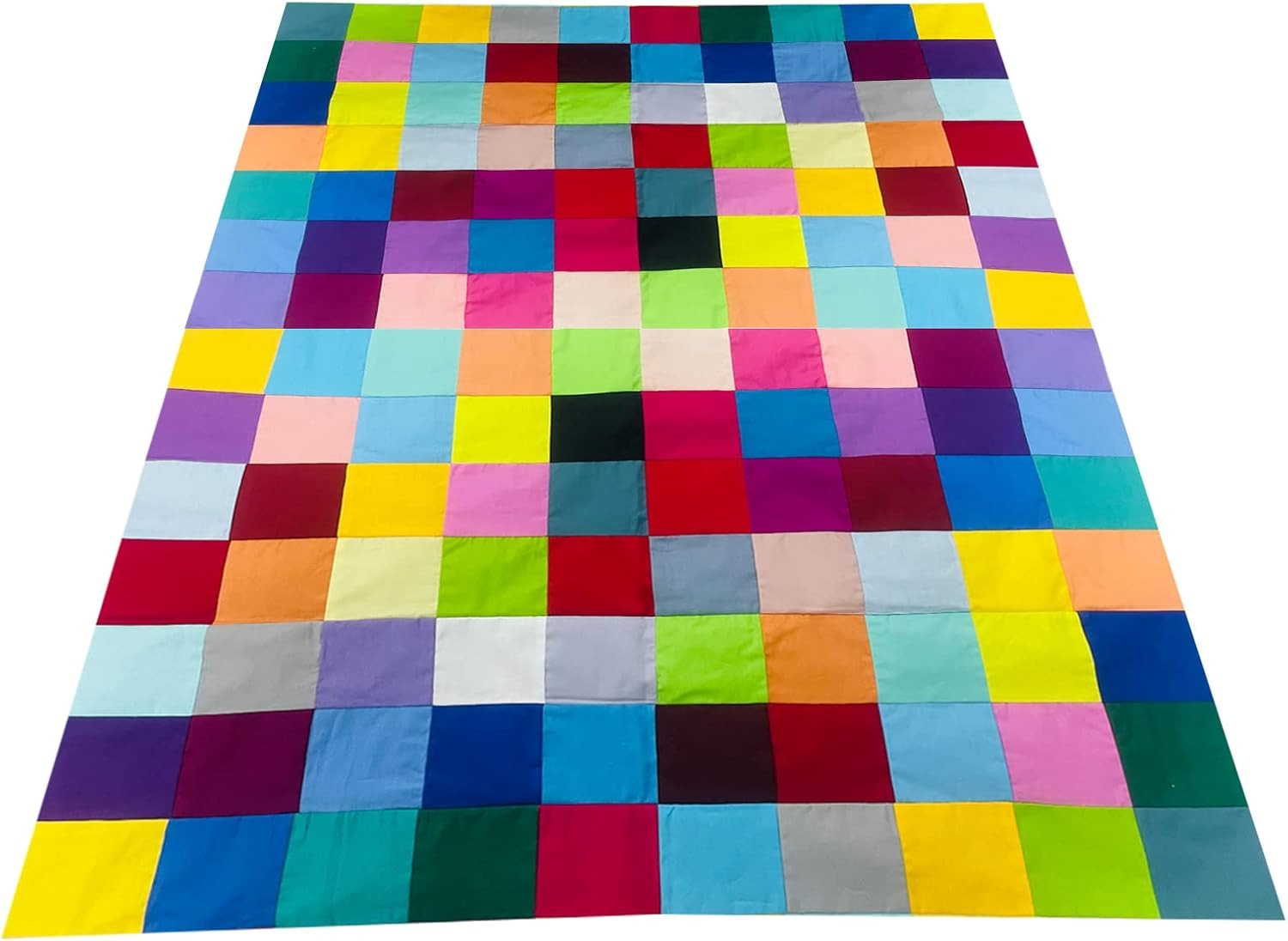 50PCS 5 X 5 Inch Solid 100% Cotton Fat Quarters Fabric for Sewing and Quilting B