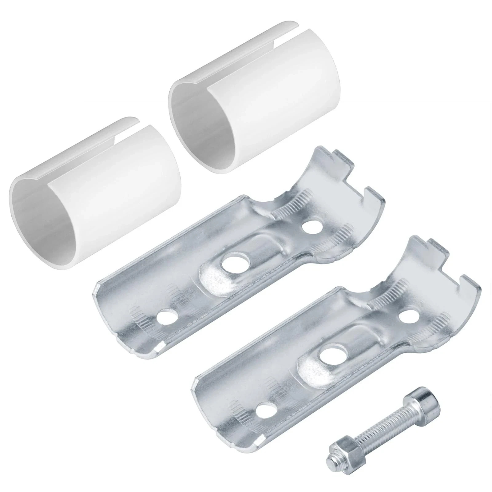 20 Sets T Pipe Connector Tee Clamp Fittings, Fits 12 EMT Conduit with PE Ad