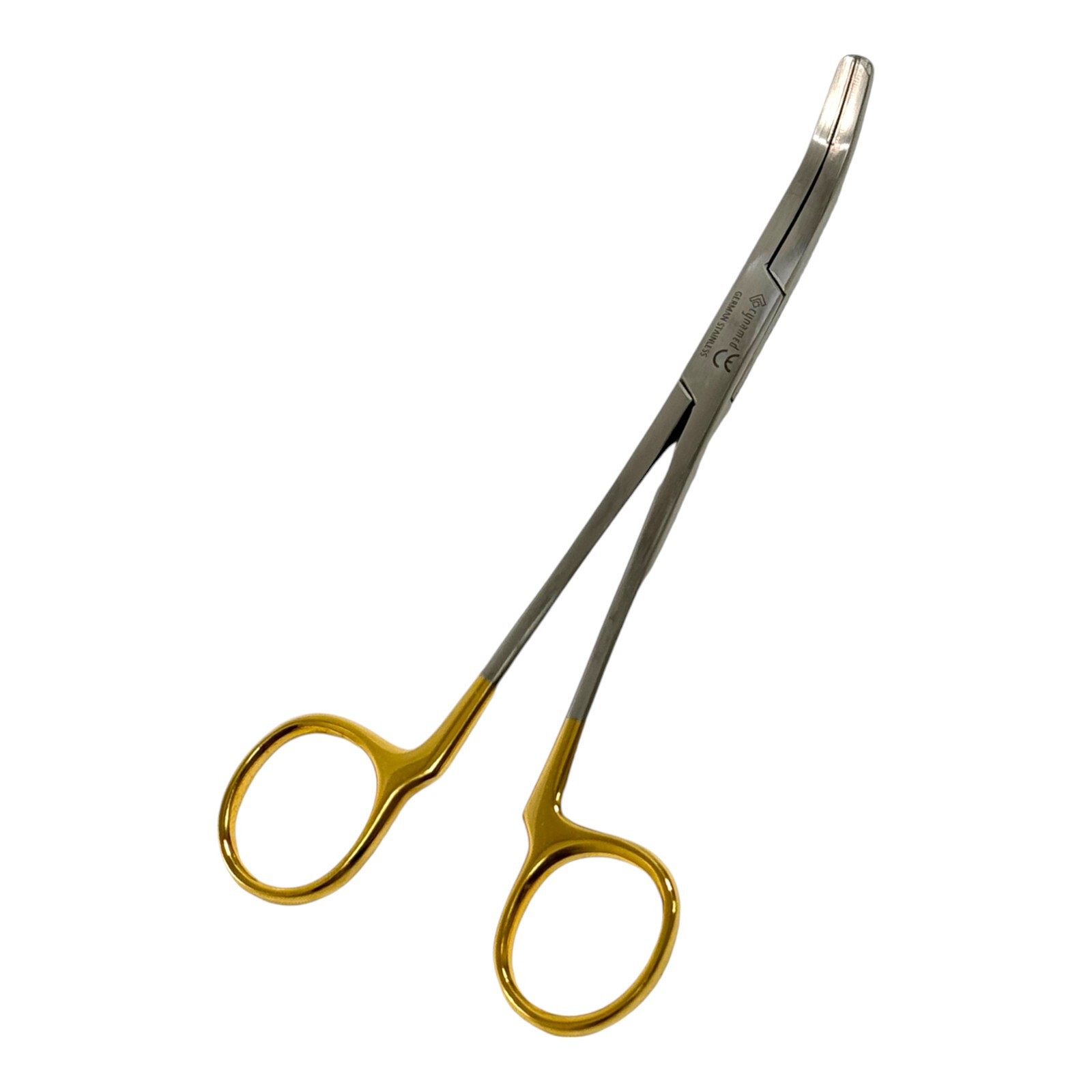 Wynman Dental Crown Remover Forceps, Curved Tip, Gold Handle – 7″ (3 Pack)