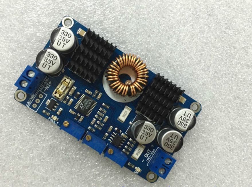 DC 5V-32V to 1V-30V 10A LTC3780 Automatic Step Up Down Regulator Charging Module