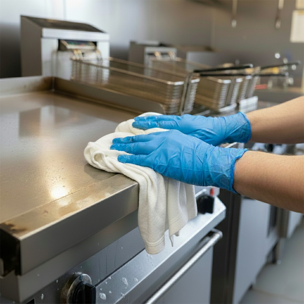Recycled White Knit Cotton T-Shirt Rags – 5 lbs. Box for Multipurpose Cleaning