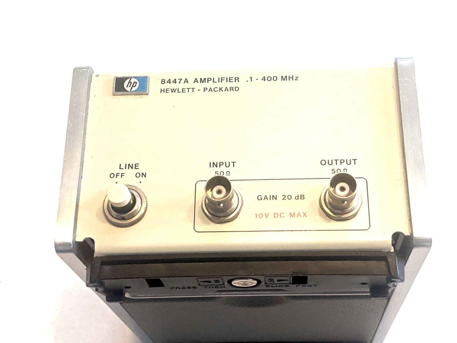 Hewlett-Packard 8447A Broadband Low-Noise RF Amplifier 0.1 – 400 MHz
