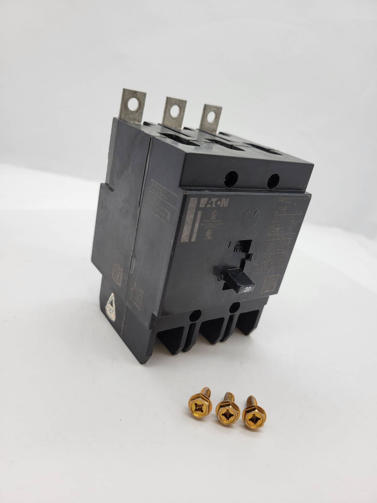 Eaton GHB3020 Bolt-On Circuit Breaker 20A 3P 480/277V 14KA GHB
