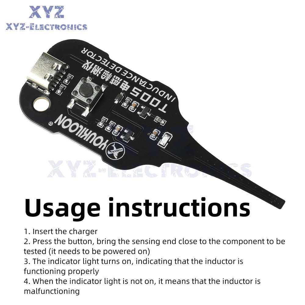 T005 Electromagnetic Induction Mainboard Tester Capacitance Inductance Detector
