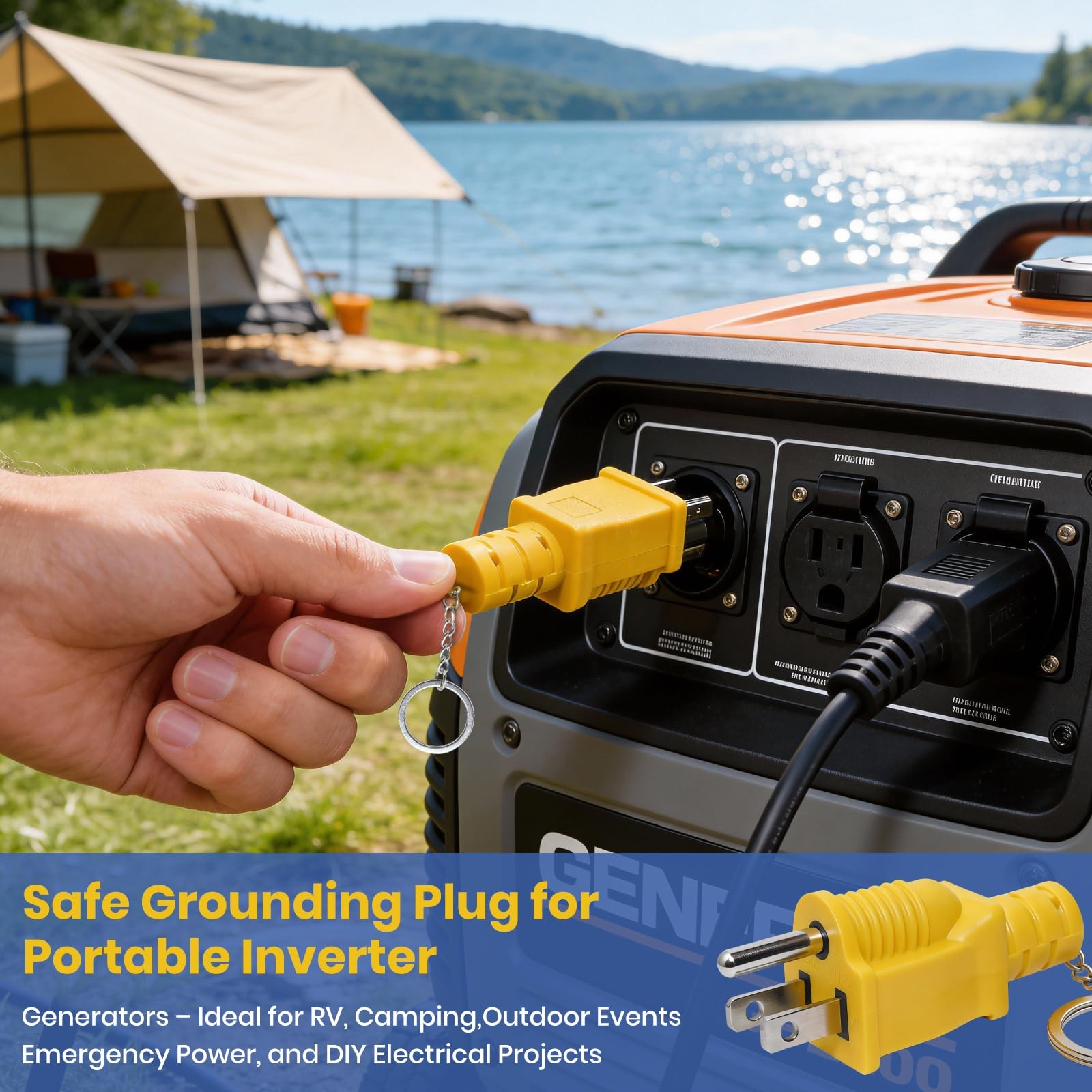 Neutral Ground Bonding Plug for Floating Neutral Generator, Generator Grounding