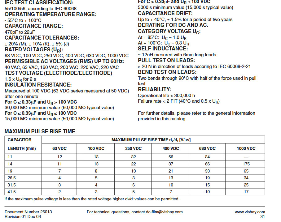 QTY (50) 2.2uf 100V 5% AXIAL METALLIZED POLYESTER CAPACITORS MKT1813-522/014-3