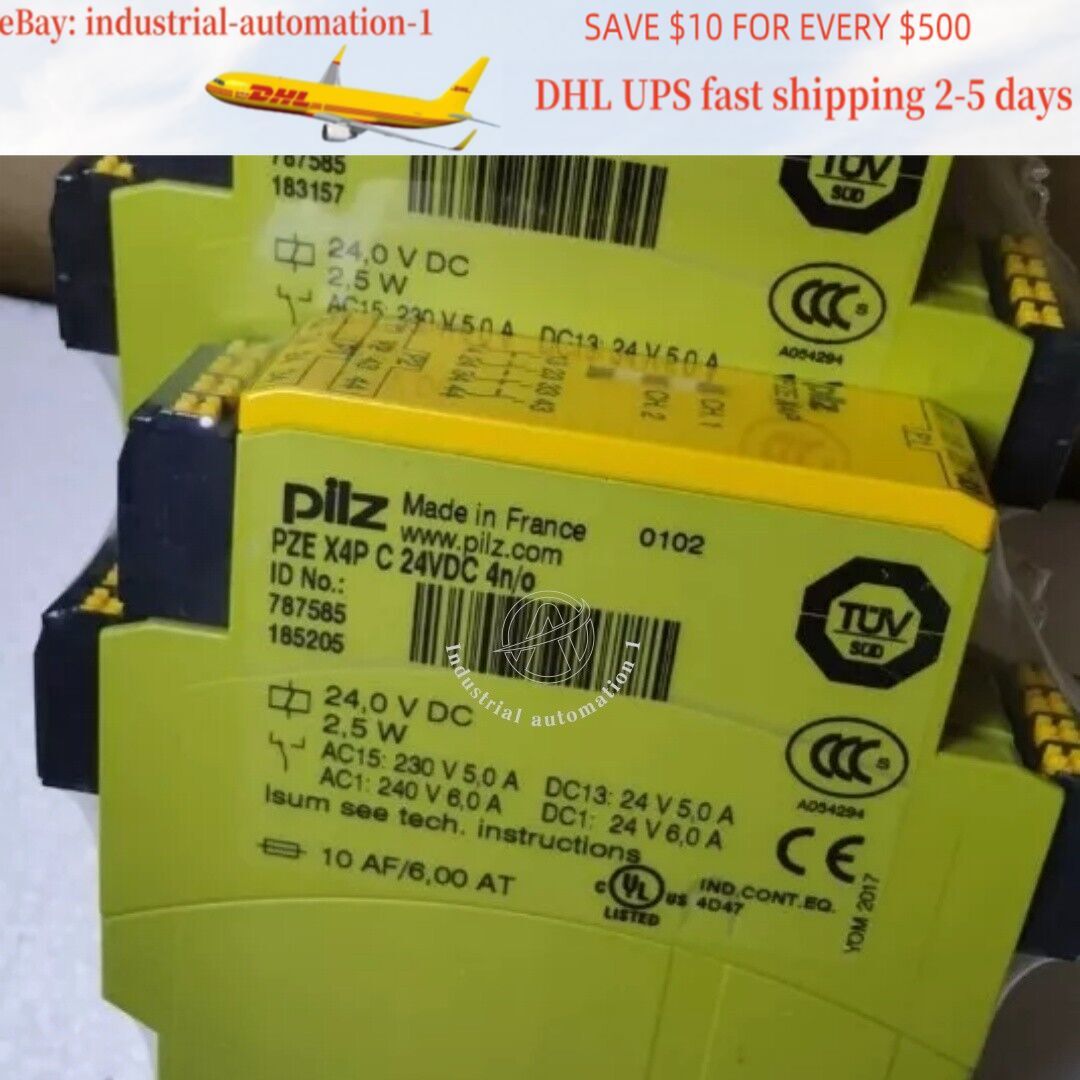 1pcs new PILZ 787585 PZE X4P C 24VDC 4n/o safety relay