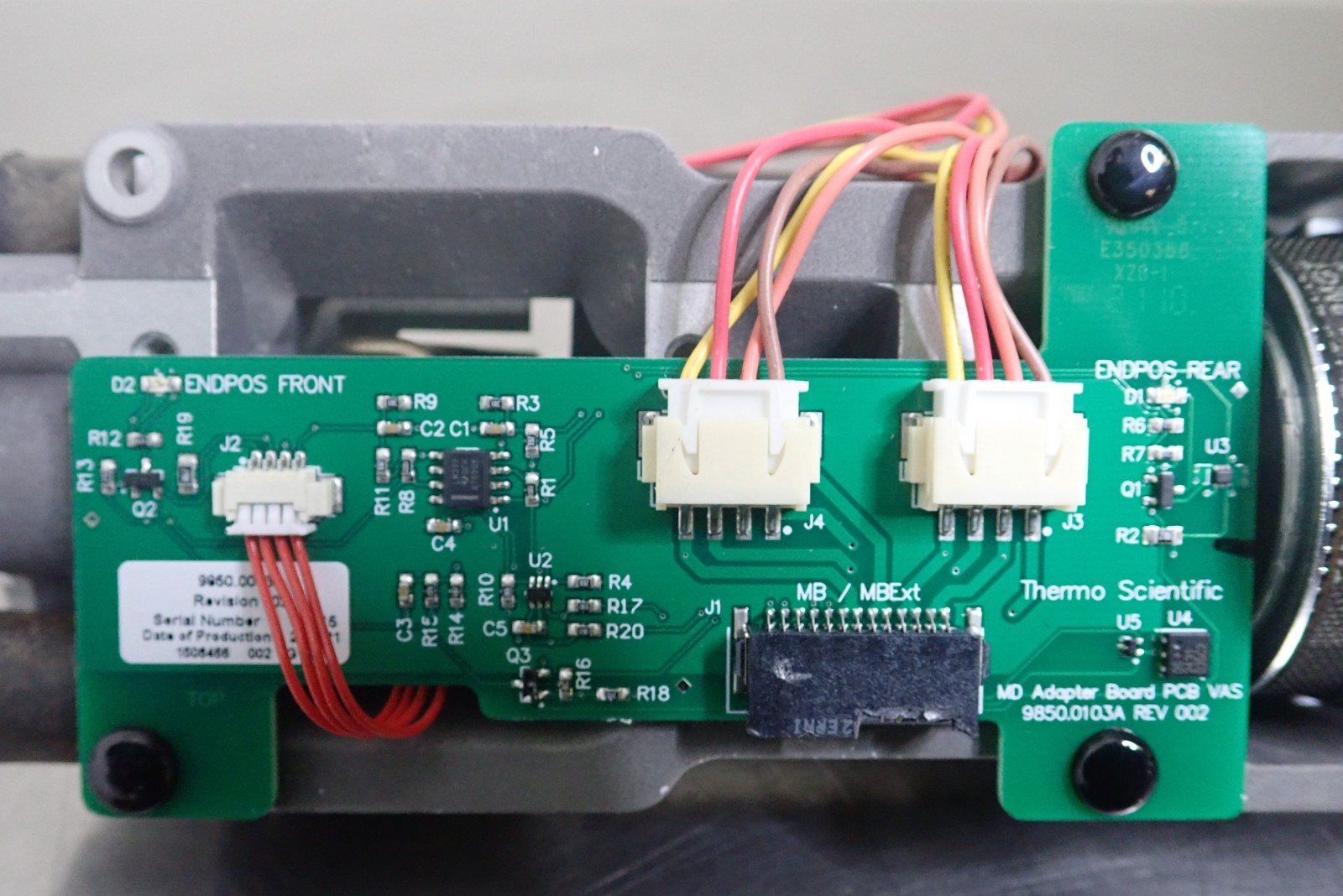 Thermo MD Adapter Board PCB VAS 9850.0103A w/ Nanotec Munich Stepper Motors