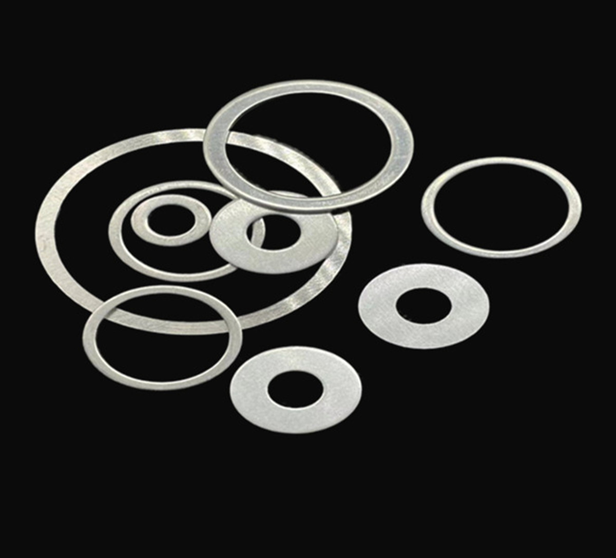 Aluminium Flat Washers Alu Ring Gasket Shim Inner Dia.3mm-33mm for Screw Bolts