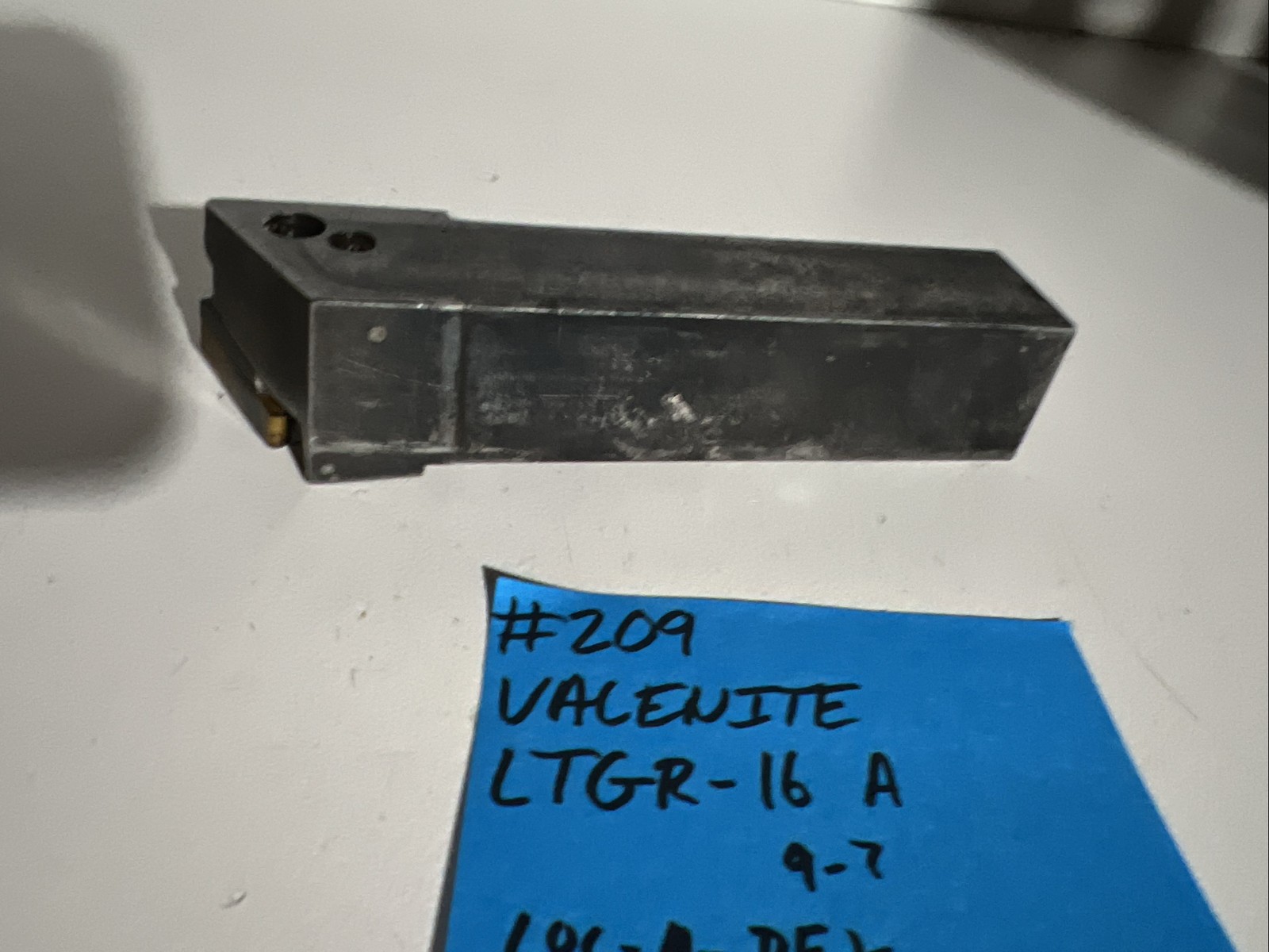 valenite LTGR-16A Indexible Carbide Lathe Toolholder 5”OAL 1”Shank Turning Trian