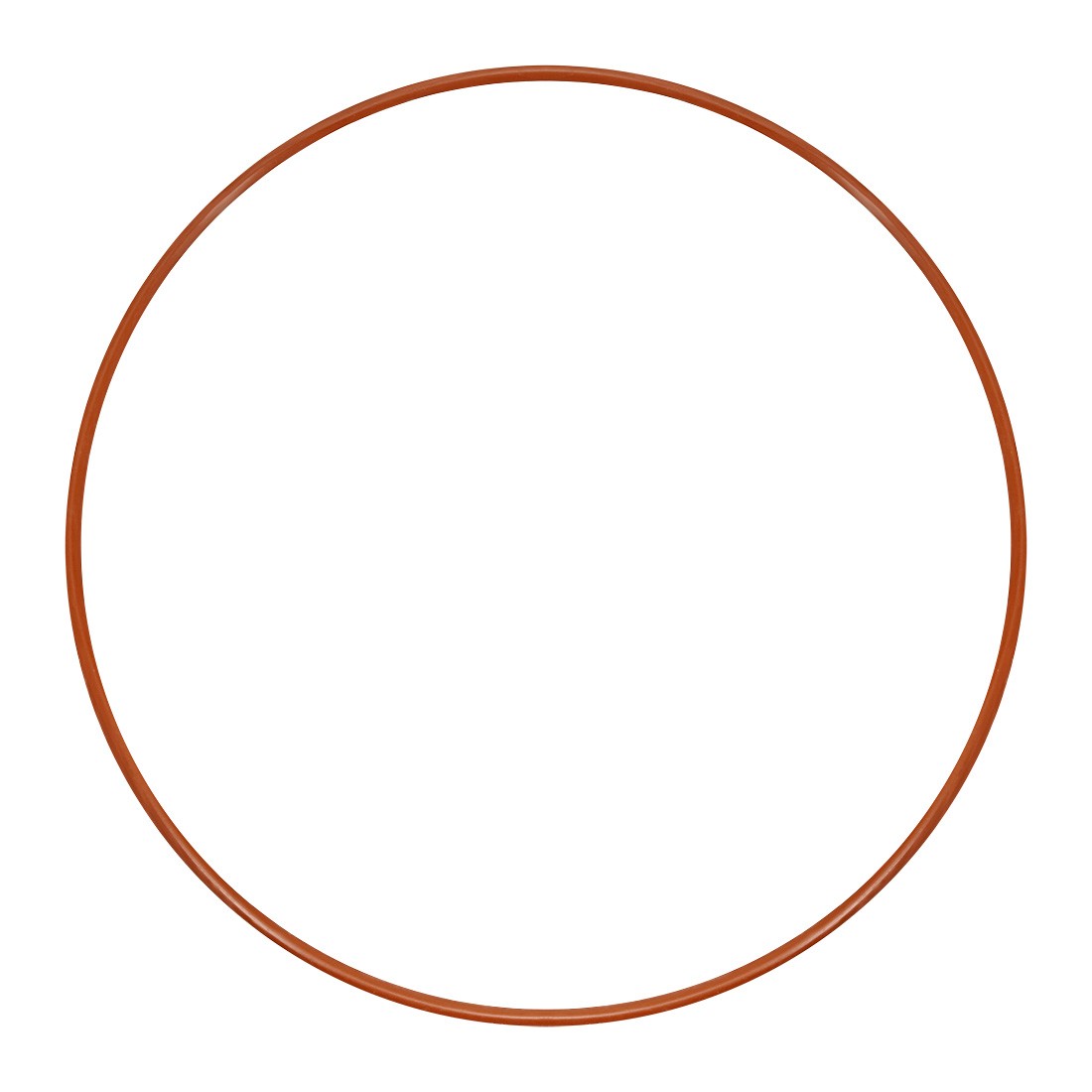 Silicone O-Ring 190mmx183.8mmx3.1mm VMQ Seal Rings Sealing Gasket Red