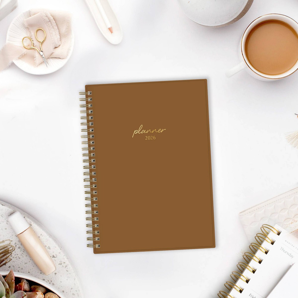 Blue Sky 2026 Weekly/Monthly 15 Months Planner and Notes 5.875″x8.625″