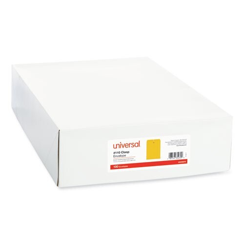 UNIVERSAL Kraft Clasp Envelope 28lb 12″ x 15 1/2″ Brown Kraft 100/BX NEW!