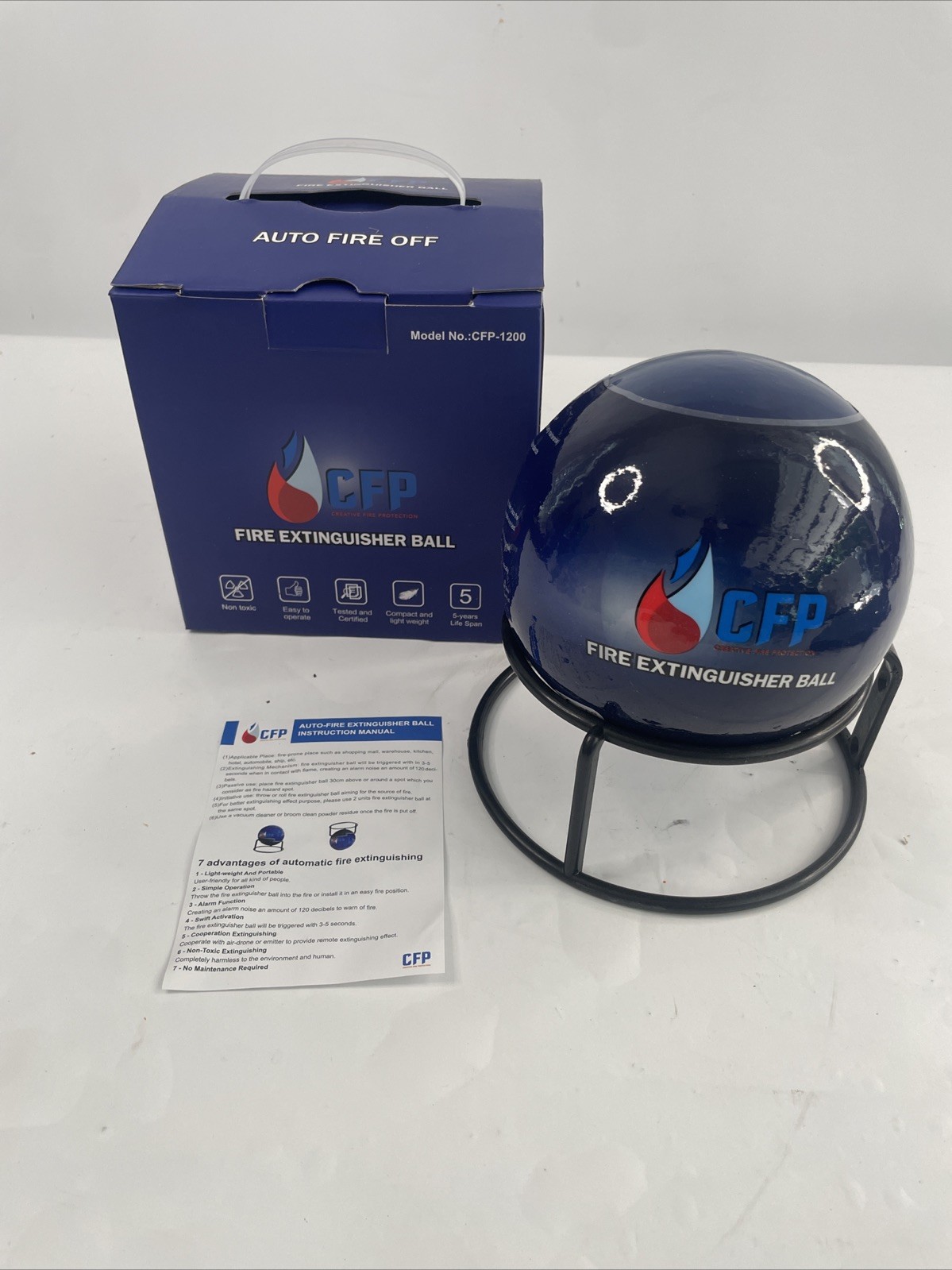 Self Deploying Fire Extinguisher Ball 5 Class Residential/Commercial/ Auto