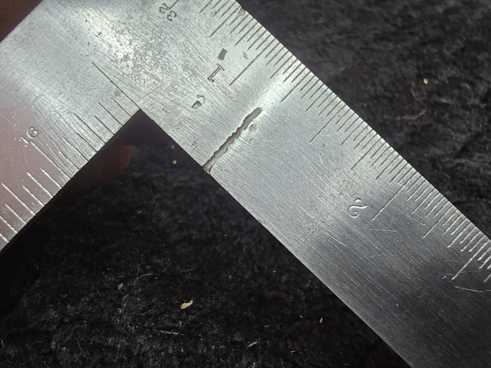 Brown & Sharpe Mfg. Co. No. 547 4x 3 1/4 Inch Thin Steel Square USA.