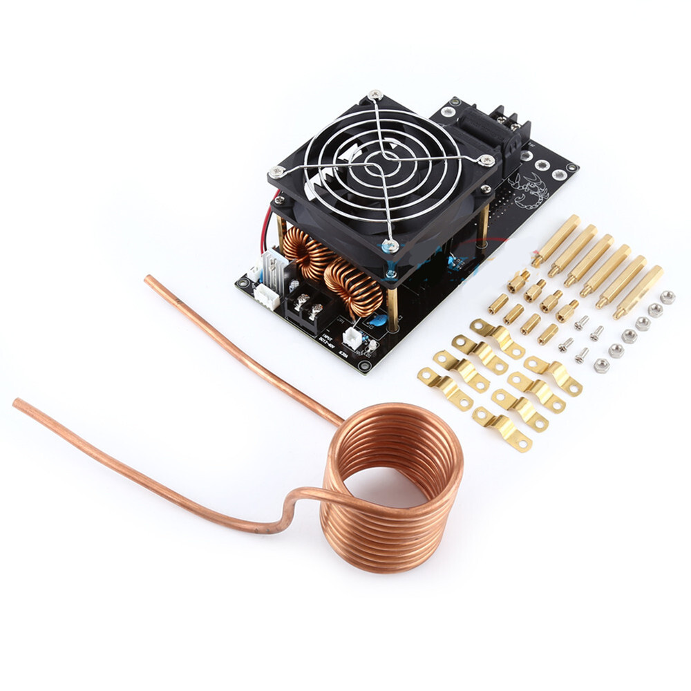 1000W/1800W/2500W ZVS Induction Heating Board Module Heater Fan DIY Kit