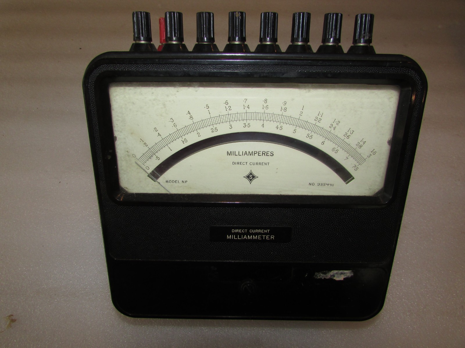 Vintage Singer Metrics Direct Current Milliammeter #935441