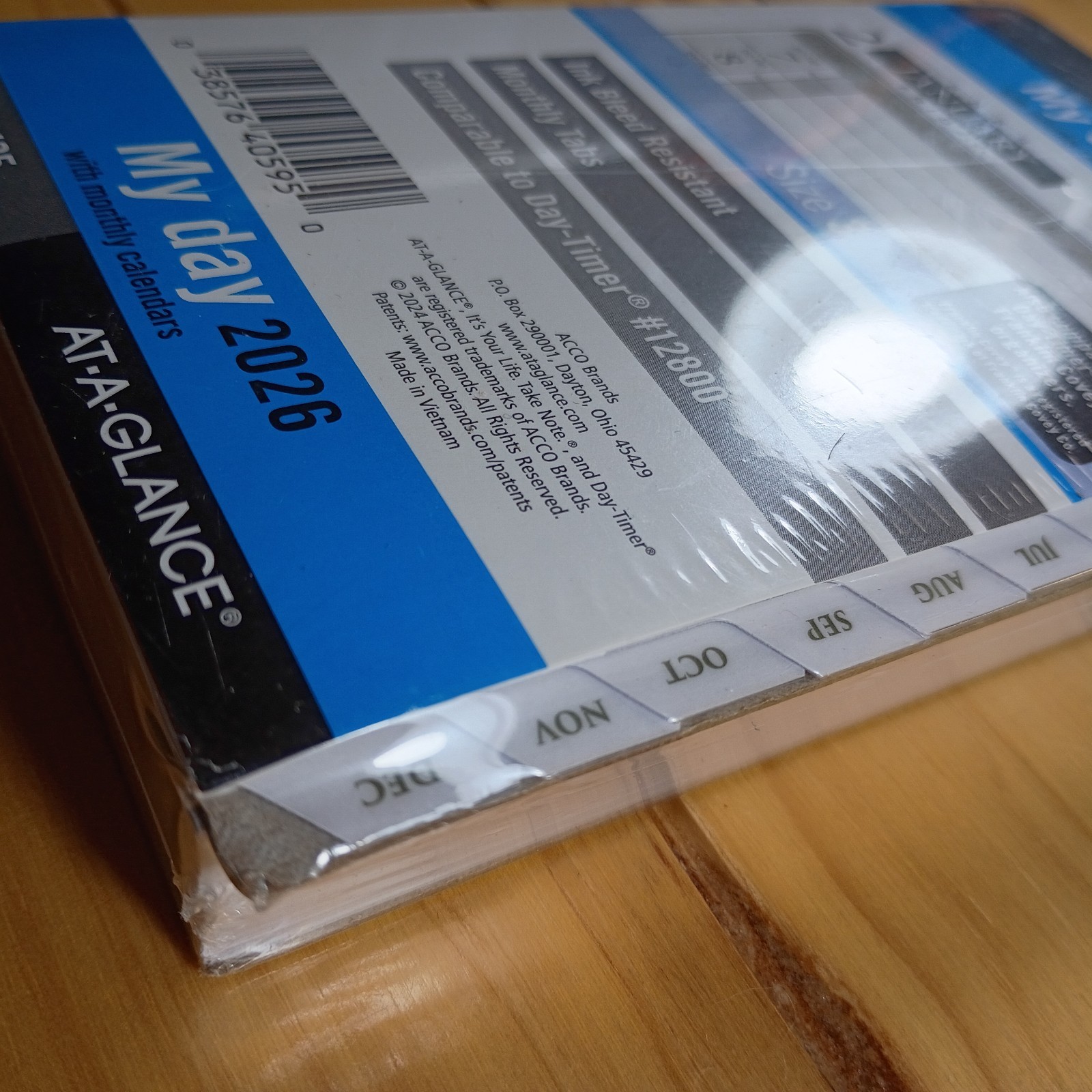 AT-A-GLANCE My Day 2026 Size 3 Comparable To Day-timer #12800 Item #471-125 New.