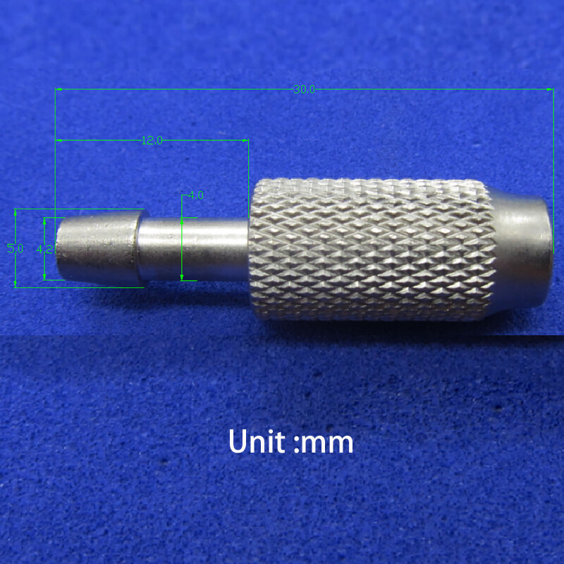 Luer taper Universal Metal Airway Connector, NIBP Cuff , Air Hose Tube Adapter