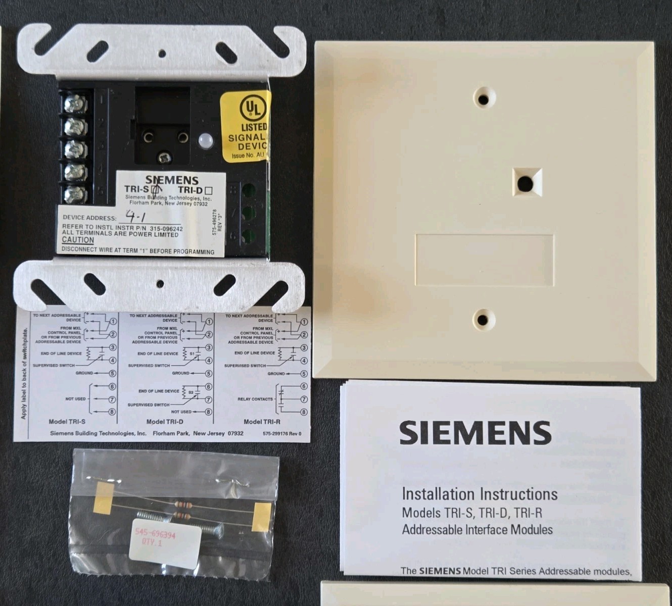 SIEMENS TRI-S SINGLE INPUT INTELLIGENT INTERFACE MODULE 575-496278 – NEW 5 AVAIL