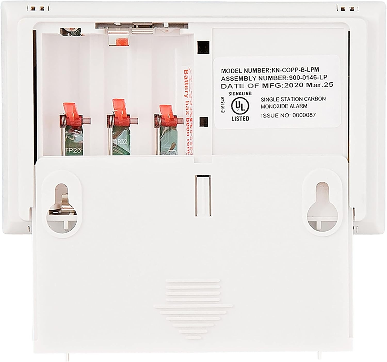Kidde Carbon Monoxide Detector, AA Battery Powered CO Alarm 1 Pack, Detector
