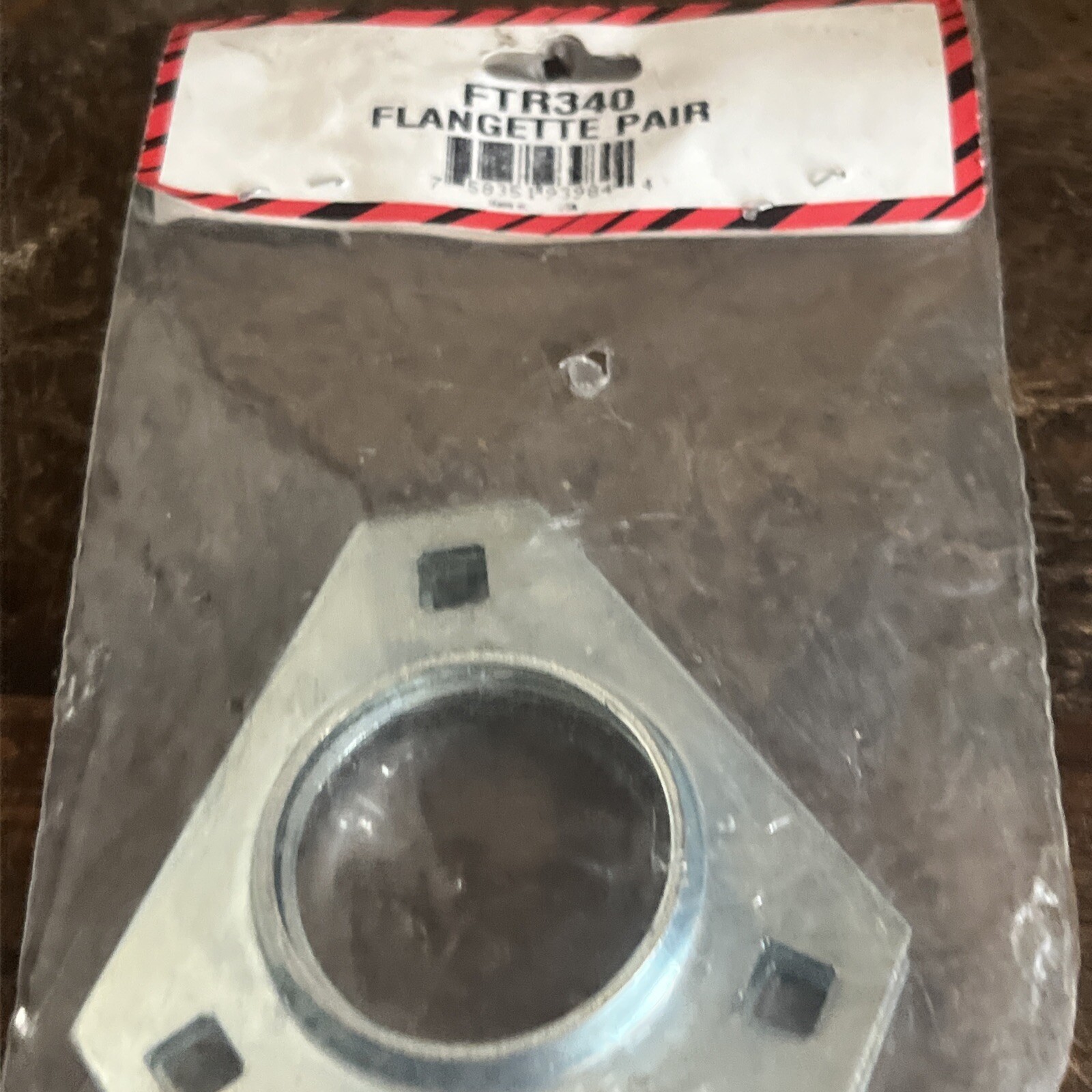 NOS Tisco FTR340 Bearing Flangette Pair 3 Bolt